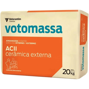 ARGAMASSA EXTERNA VOTORAN 20KG ACII ( CERAM EXT)