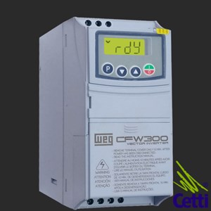 WEG CFW300A02P6S2NB20 CONVERSOR FREQUENCIA 0,5CV 220V 0,37KW MONOF. 13059320