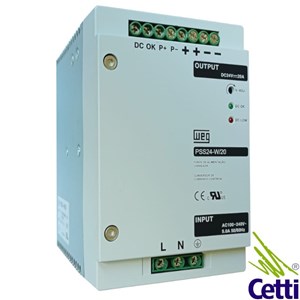 FONTE 24VCC FIX.TRILHO 20A 480W WEG PSS24-W/20 17540474