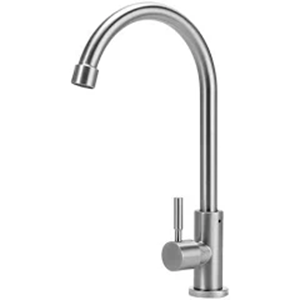 TORNEIRA COZINHA SIMPLES ACO ESCOVADO BANCADA DC-TF-6603 DECK CASA