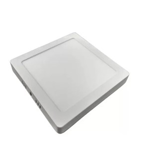Plafon sobrepor quadrado 18w branco quente 3000k | Llum Bronzearte
