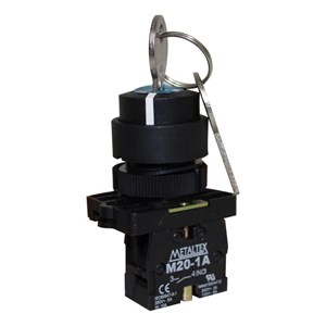 Comutadora yale 3 posições fixas 2NA P20KNR4-B2A | Metaltex